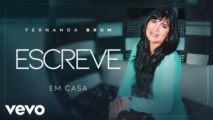 Escreve (Ao Vivo) – Fernanda Brum thumbnail do youtube da música Escreve Fernanda Brum