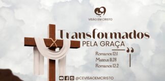 “Transformados pela Graça” com o Pastor Roberto J. Imagem ilustrativa com o tema Transformados pela graça