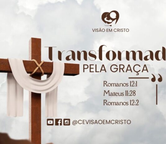 “Transformados pela Graça” com o Pastor Roberto J. Imagem ilustrativa com o tema Transformados pela graça