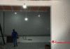 Novo templo recebe iluminação provisória e facilita avanço dos trabalhos Novo templo da Visão em Cristo recebe iluminação provisória em setembro para facilitar o trabalho dos profissionais e dar continuidade à obra.